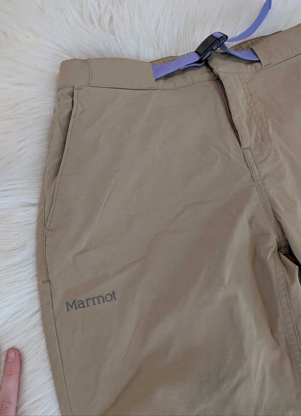 MARMOT Women's Kodachrome Pant Shetland Brown Tan Size 4 Gorpcore Hiking - Picture 4 of 7